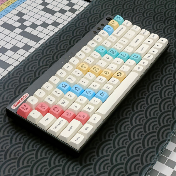 B Keycap Akko Cream Pbt Double Shot Mda Profile N T