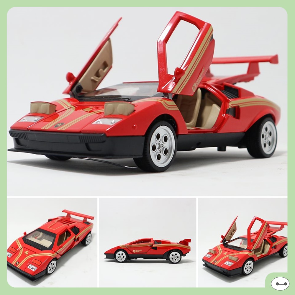 MÔ HÌNH XE TỈ LỆ 1:32 LAMBORGHINI COUNTACH ĐỎ