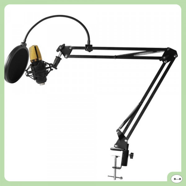 MICROPHONE THU ÂM BM-800 TRỌN BỘ THANH ĐỠ LỌC ÂM