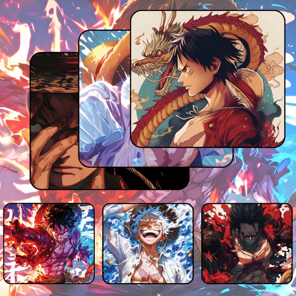 LÓT CHUỘT MONKEY D LUFFY ONE PIECE GAMING SIZE 45X40 DÀY 3MM