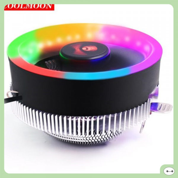 QUẠT TẢN NHIỆT CPU COOLMOON Q2 LED RGB