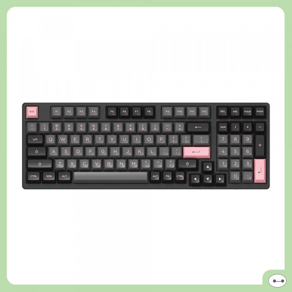 BÀN PHÍM CƠ AKKO 3098 BLACK PINK AKKO CS MATCHA GREEN SWITCH