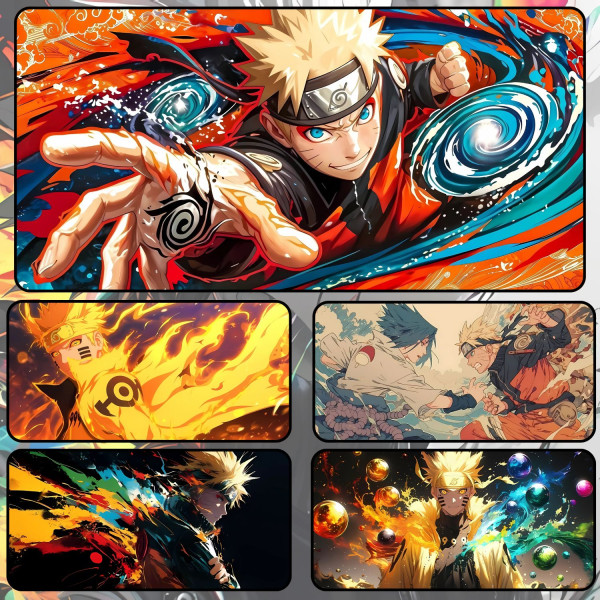 LÓT CHUỘT UZUMAKI NARUTO CỠ LỚN SIZE 80X30 DÀY 3MM