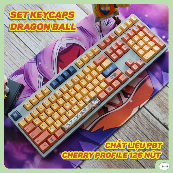 BỘ KEYCAP GOKU THICK PBT CHERRY PROFILE 126 PHÍM