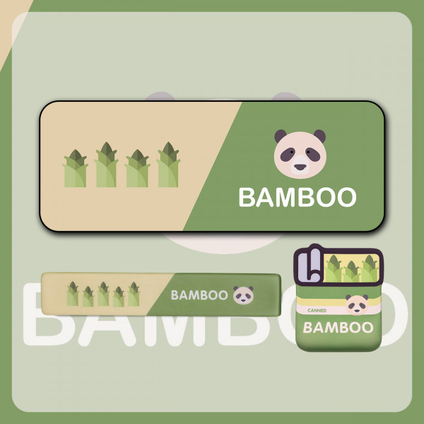 COMBO KÊ TAY 3D + KÊ TAY BÀN PHÍM + PAD 83 BAMBOO PANDA