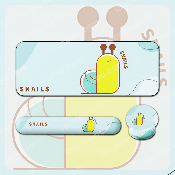 COMBO KÊ TAY 3D + KÊ TAY BÀN PHÍM + PAD 83 SNAILS