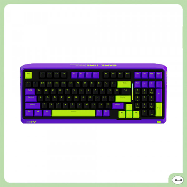 BÀN PHÍM CƠ RAPOO V750PRO-98 BLACK PURPLE GREEN SWITCH QUANG HỌC