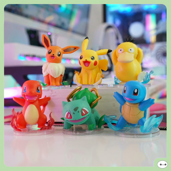 BỘ 6 MÔ HÌNH MAIN POKEMON 5-8CM