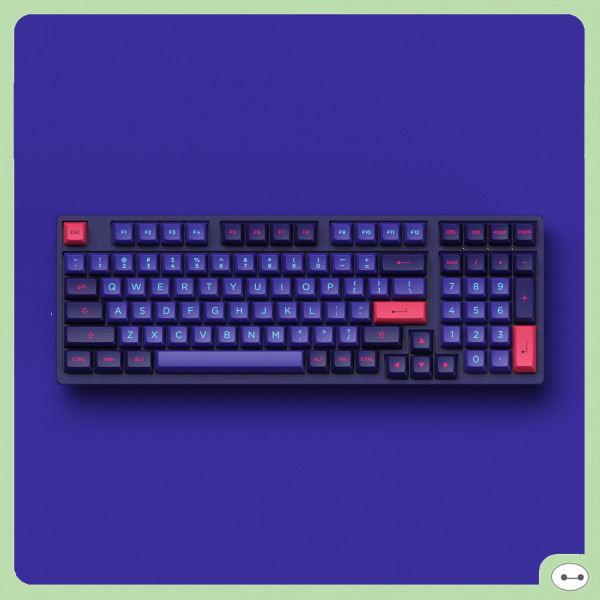 BÀN PHÍM CƠ AKKO 3098 NEON AKKO CREAM BLUE PRO SWITCH