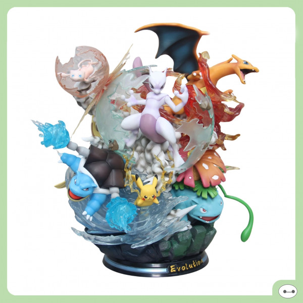 MÔ HÌNH POKEMON TỔNG HỢP EVOLUTION LED 37CM