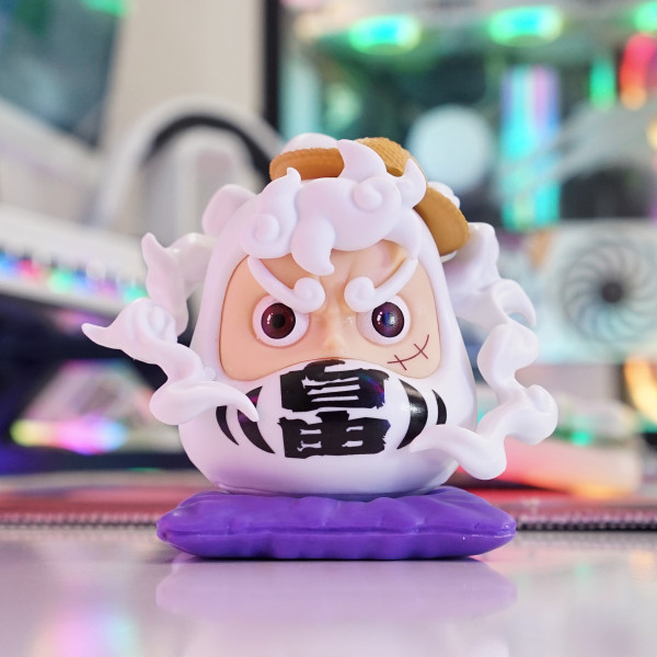 MÔ HÌNH LUFFY THẦN TÀI DARUMA CHIBI 8CM