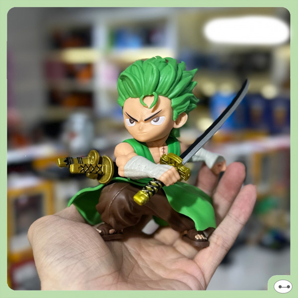 MÔ HÌNH ZORO AI CHIBI TRẠNG THÁI CHIẾN ĐẤU 13CM