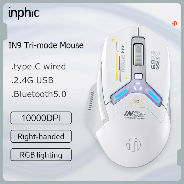 CHUỘT INPHIC INP9 MULTI MODES TRẮNG