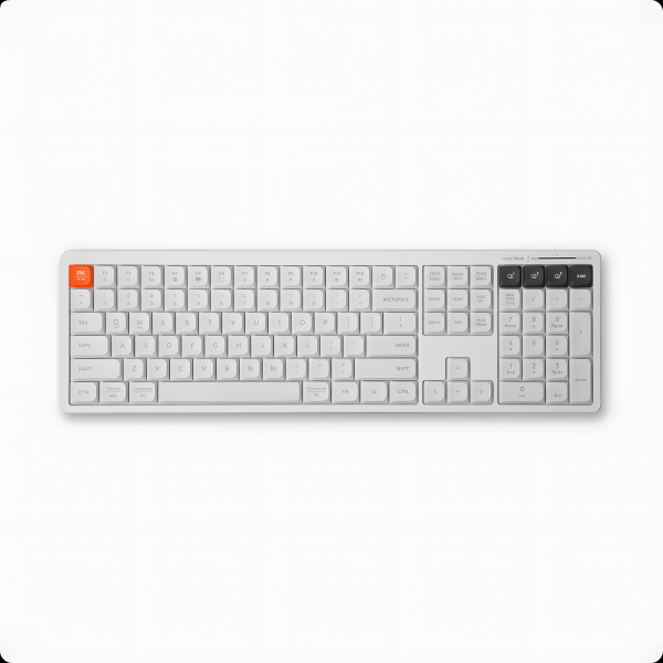 BÀN PHÍM KHÔNG DÂY HYPERWORK SILENTKEY TRẮNG