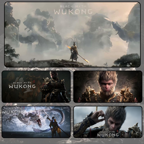 LÓT CHUỘT BLACK MYTH WUKONG SIZE 120X60 DÀY 3MM