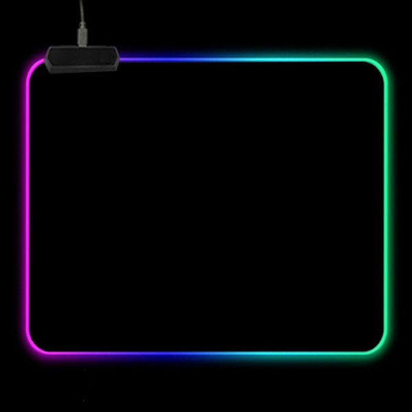 LÓT CHUỘT LED RGB 35x30 FULL ĐEN