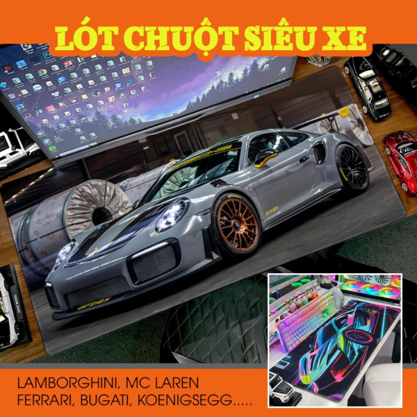 LÓT CHUỘT SIÊU XE HYPER CAR SIZE 80X30 DÀY 3MM