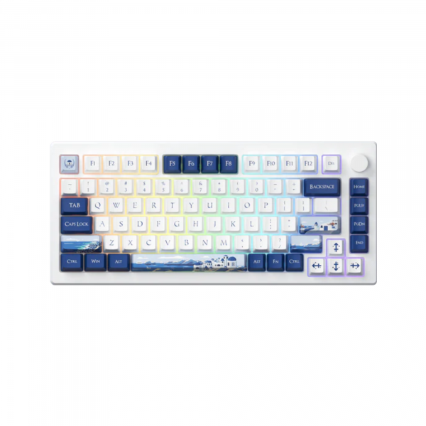 BÀN PHÍM CƠ AKKO MOD007B HE PC SANTORINI AKKO CREAM SAKURA MAGNETIC SWITCH