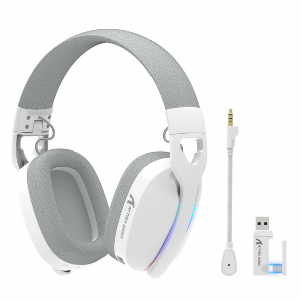 TAI NGHE ATTACK SHARK L90 ULTRA LIGHT MULTI MODES TRẮNG