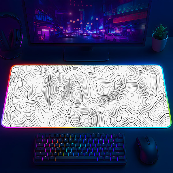 LÓT CHUỘT LED RGB 80×30 MINIMALISM 17