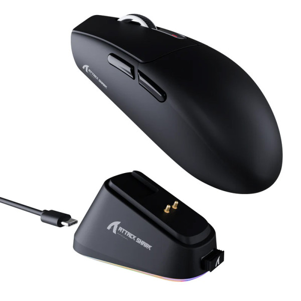 CHUỘT ATTACK SHARK G3 PRO MULTI MODES ĐEN (PAW3311/59G)