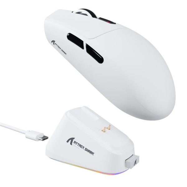 CHUỘT ATTACK SHARK G3 PRO MULTI MODES TRẮNG (PAW3311/59G)