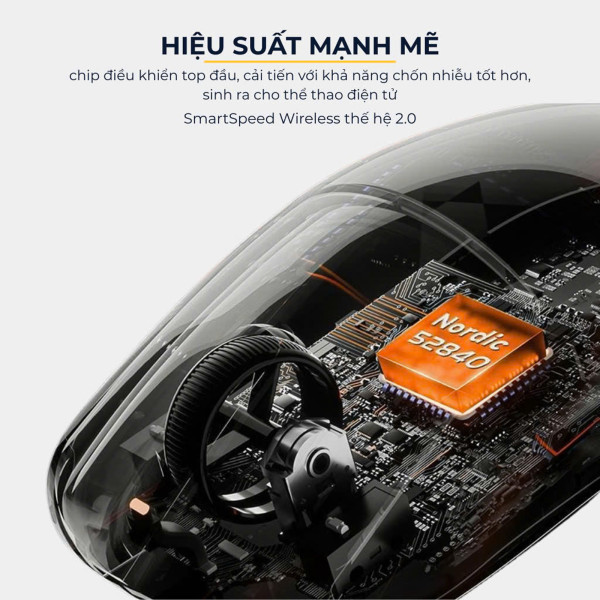 CHUỘT ATK A9 SE X NEARLINK MULTI MODES ĐEN (PAW3311/53G)