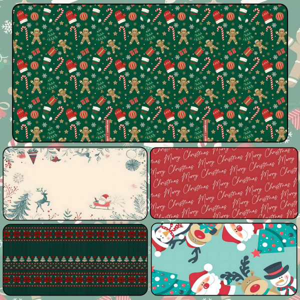 LÓT CHUỘT NGÀY LỄ NOEL CỠ LỚN SIZE 80X30 DÀY 3MM