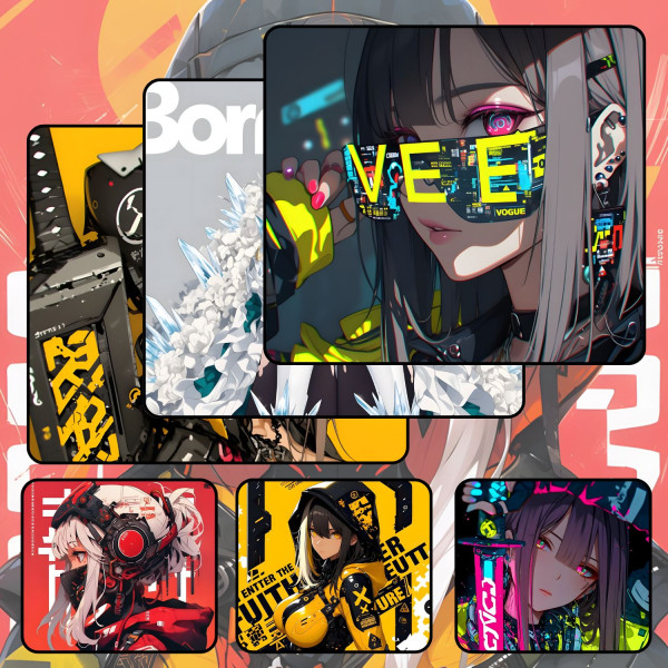 LÓT CHUỘT WARRIOR AI GIRL GAMING SIZE 45X40 DÀY 3MM