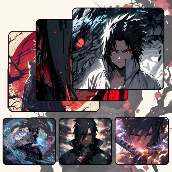 LÓT CHUỘT SASUKE UCHIHA GAMING SIZE 45X40 DÀY 5MM