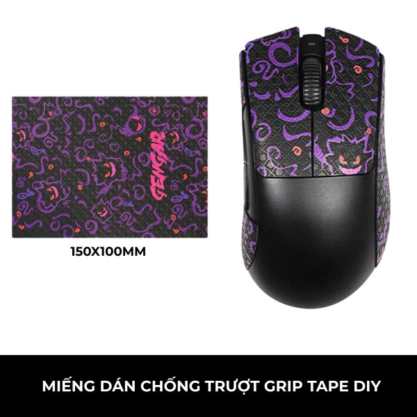 MIẾNG DÁN CHỐNG TRƯỢT GRIP TAPE DIY 15X10CM GENGAR