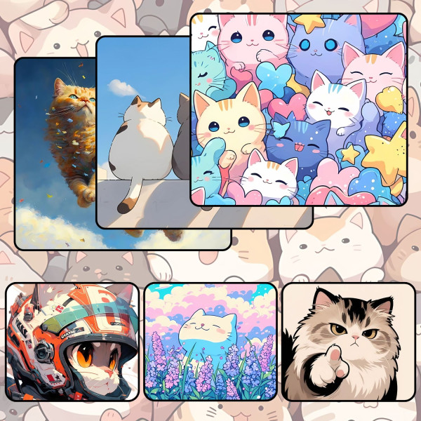 LÓT CHUỘT MÈO DỄ THƯƠNG GAMING SIZE 45X40 DÀY 3MM