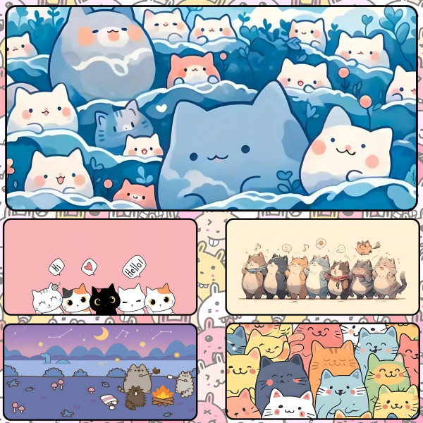 LÓT CHUỘT MÈO DỄ THƯƠNG CỠ LỚN SIZE 90X40 DÀY 5MM