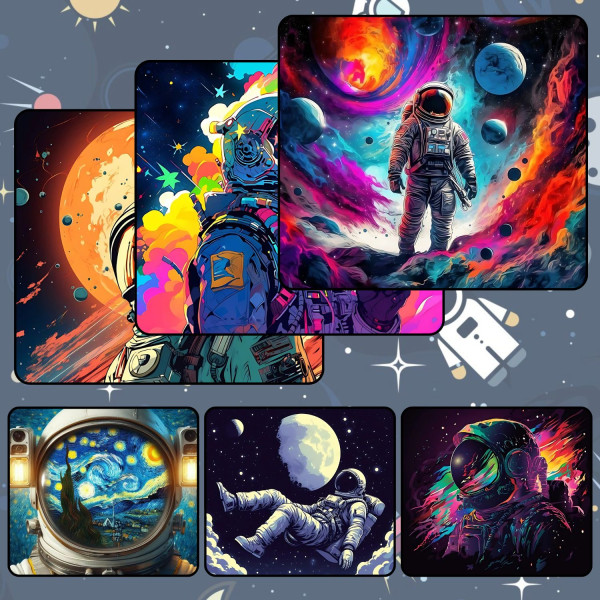 LÓT CHUỘT PHI HÀNH GIA ASTRONAUT GAMING SIZE 26X21 DÀY 3MM