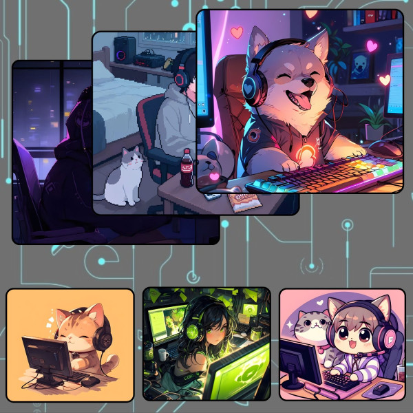 LÓT CHUỘT GAMING SIZE 35X30 DÀY 5MM