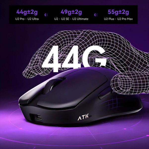 CHUỘT ATK U2 SE 1K MULTI MODES WHITE (XHERO AI/49G)