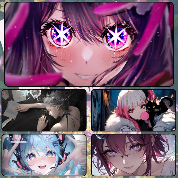 LÓT CHUỘT ANIME GIRL CỠ LỚN SIZE 90X40 DÀY 5MM