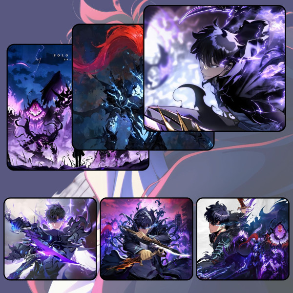 LÓT CHUỘT SOLO LEVELING GAMING SIZE 45X40 DÀY 3MM