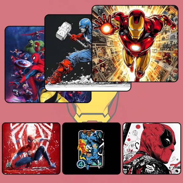 LÓT CHUỘT MARVEL HERO SIZE 26X21 DÀY 3MM