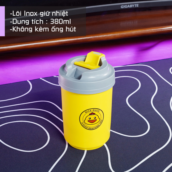 Cốc giữ nhiệt 380ml Duck