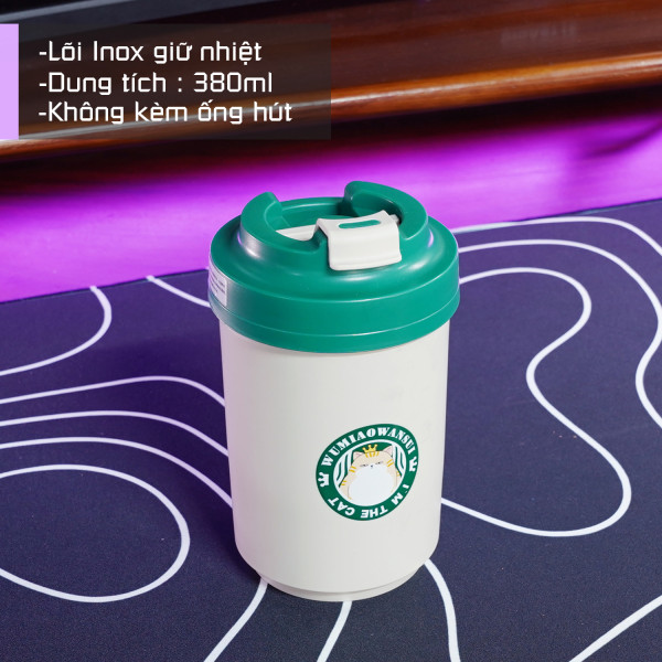 Cốc giữ nhiệt 380ml I'm the cat
