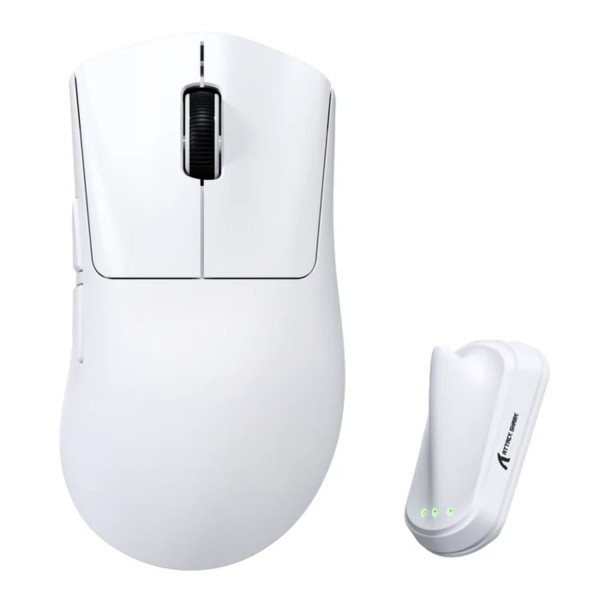 CHUỘT ATTACK SHARK V8 MULTI MODES 8K WHITE (PAW3950MAX/59G)