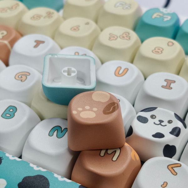 BỘ KEYCAP DYE-SUB DALMATIAN PUPPY (PBT/MOA PROFILE/133 PHÍM)