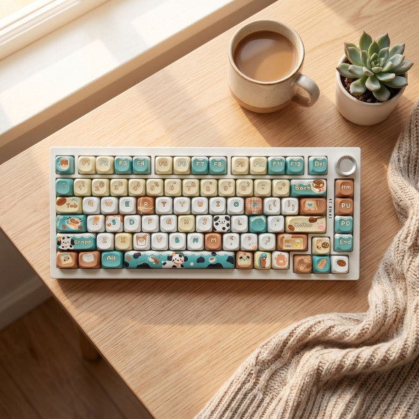 BỘ KEYCAP DYE-SUB DALMATIAN PUPPY (PBT/MOA PROFILE/133 PHÍM)