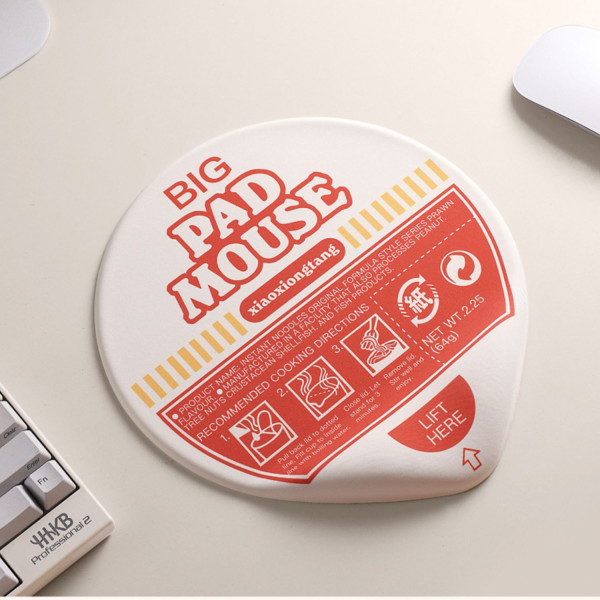 LÓT CHUỘT 3D SILICON KÊ CỔ TAY RAMEN CUP