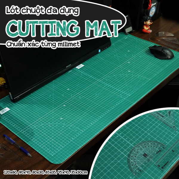 LÓT CHUỘT CUTTING MAT SIZE 35X30 DÀY 3MM