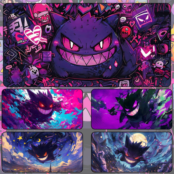 LÓT CHUỘT POKEMON GENGAR 2026 CỠ LỚN SIZE 90X40 DÀY 5MM