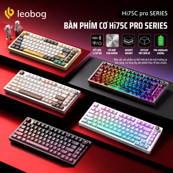 BÀN PHÍM CƠ LEOBOG HI75C PRO MULTI MODES SERIES LEOBOG SWITCH