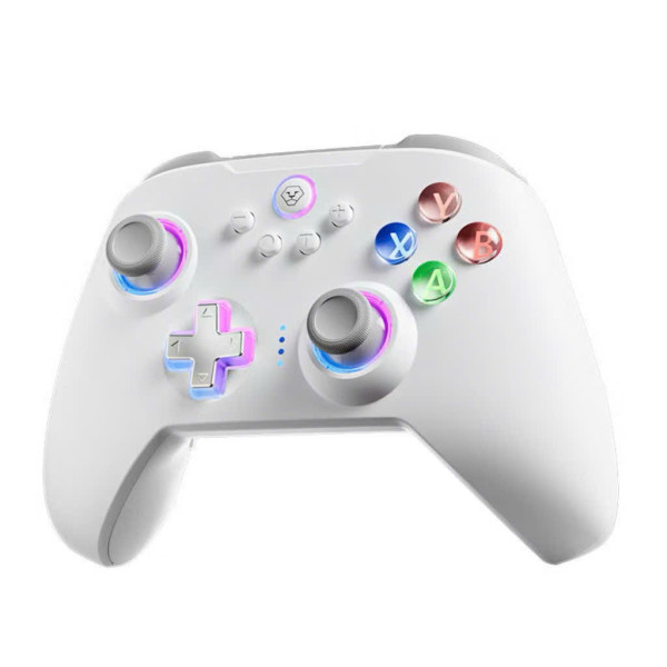 TAY CẦM AOLION AL-N10 RGB MULTI MODES DUAL VIBRATION WHITE