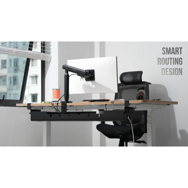 KHAY GIẤU DÂY KẸP BÀN HYPERWORK CM04 ĐEN